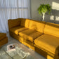 Five Piece Mustard Modular Sofa Set