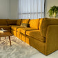 Five Piece Mustard Modular Sofa Set