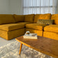 Five Piece Mustard Modular Sofa Set