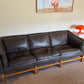 Grant Mobelfabrik Leather Sofa