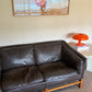 Grant Mobelfabrik Leather Sofa