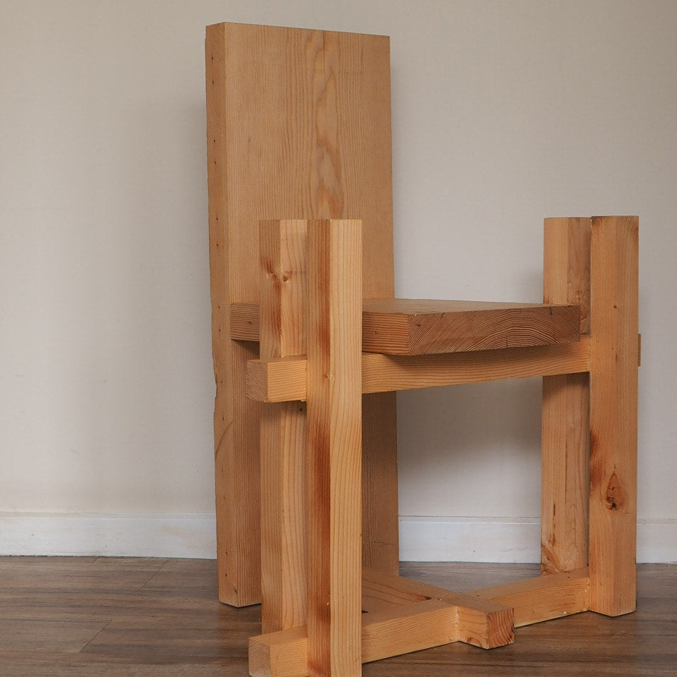 Hand Made Timber Chair #3