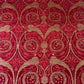 Persian Wool & Silk Rug in Crimson Red