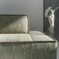 Two Piece Large Green Sofa