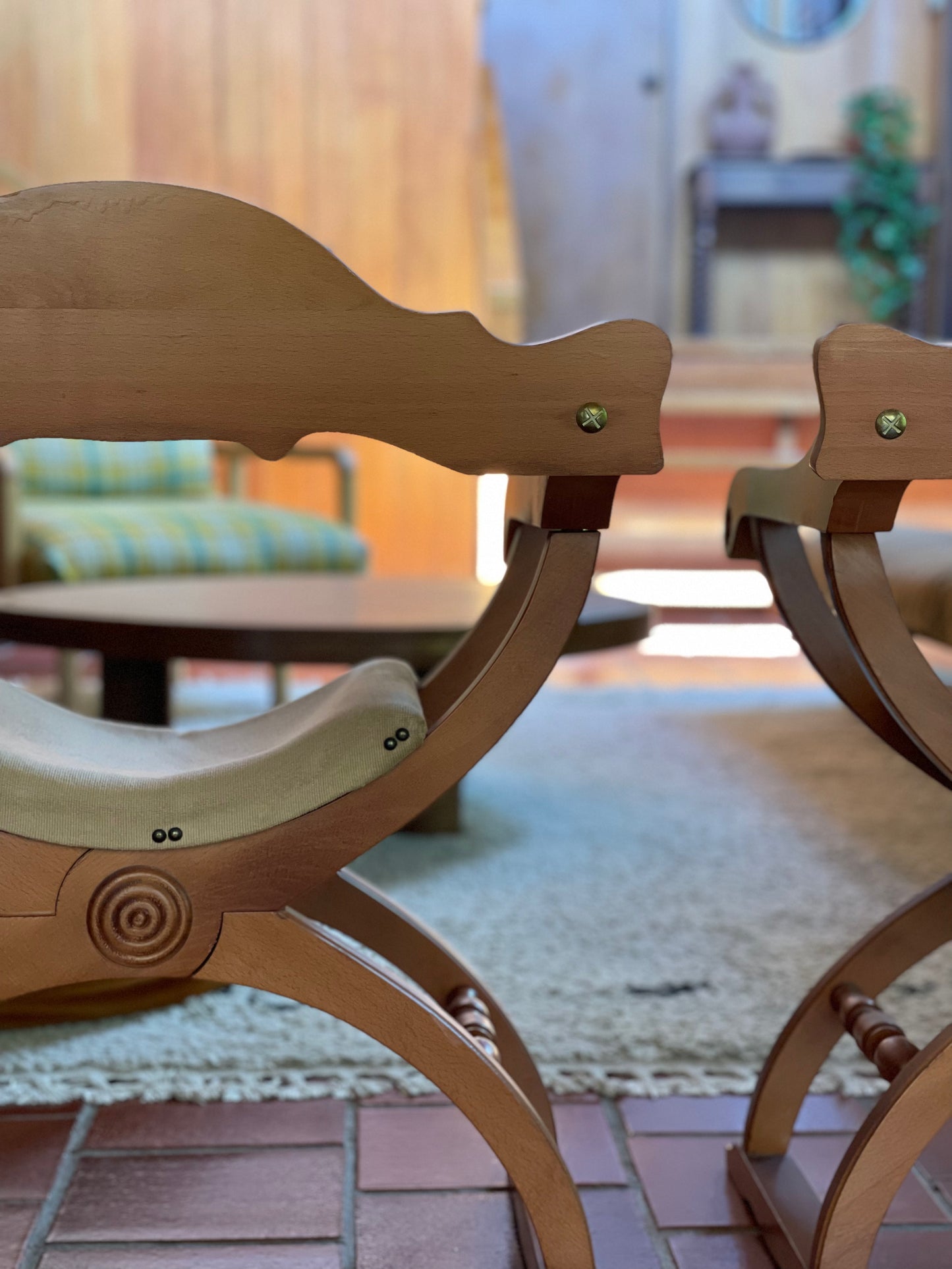 Italian Savonarola Chair - Two Available