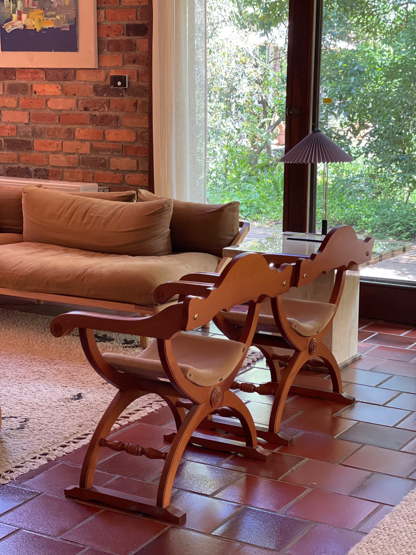 Italian Savonarola Chair - Two Available