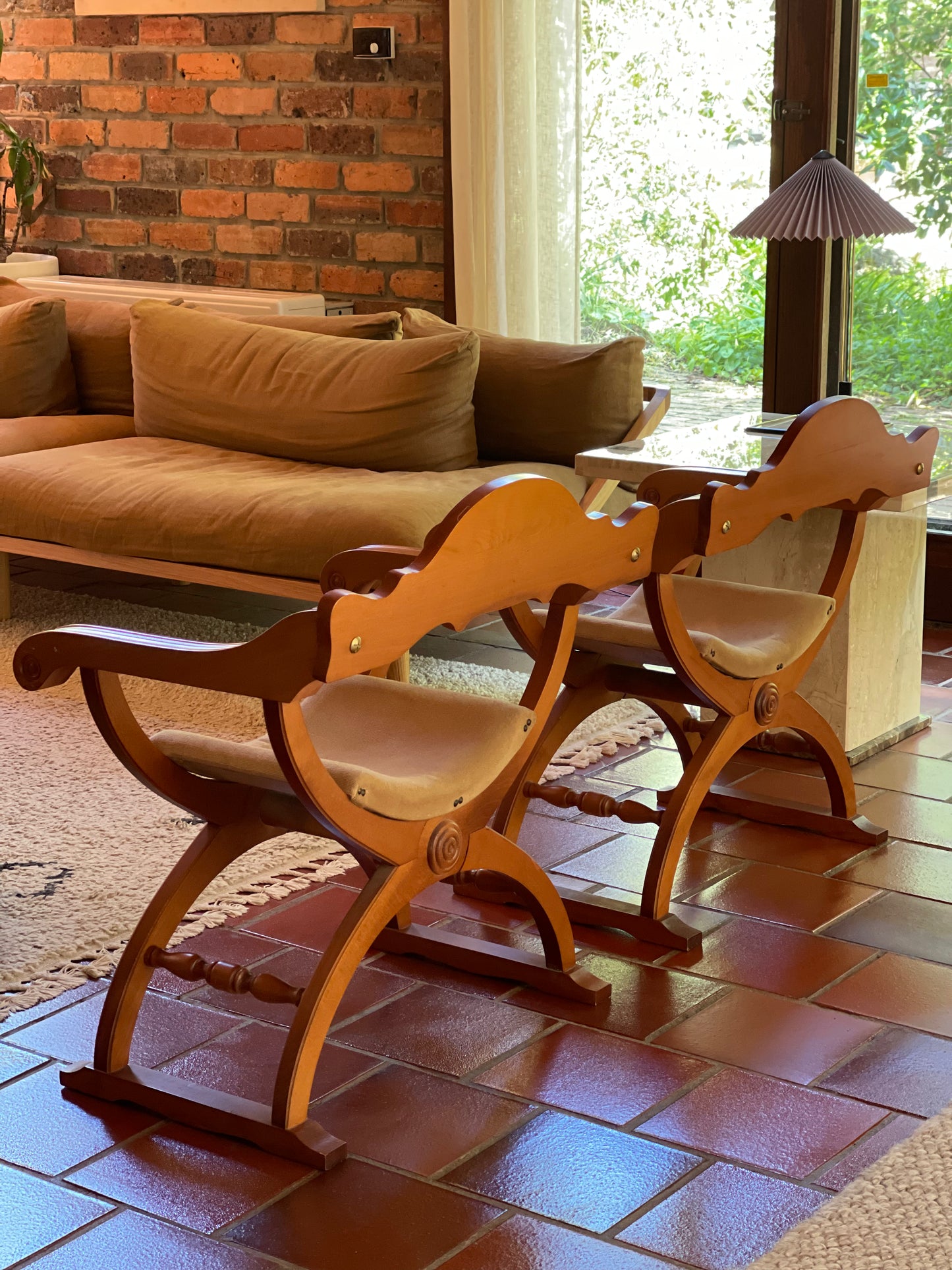 Italian Savonarola Chair - Two Available