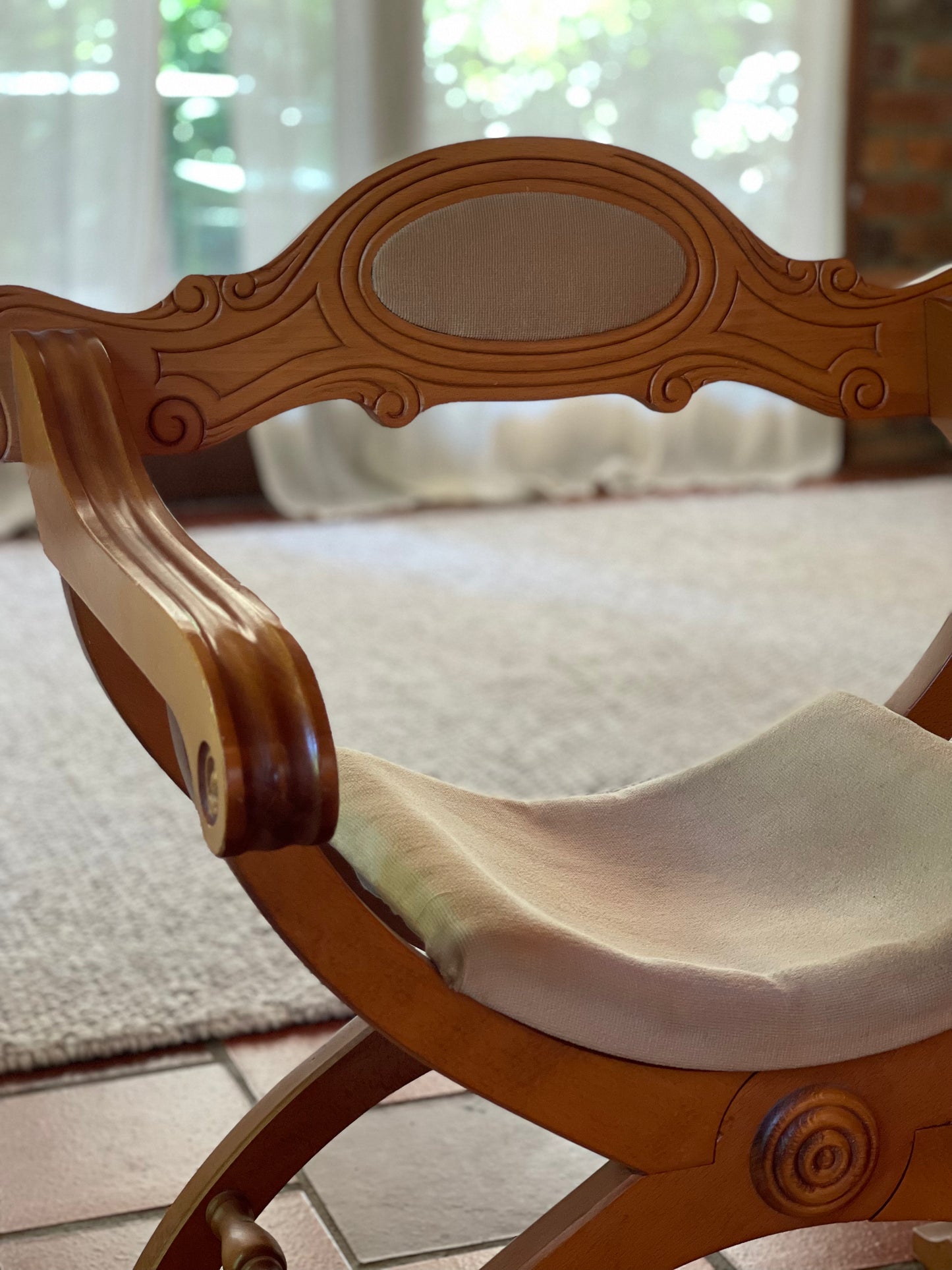 Italian Savonarola Chair - Two Available
