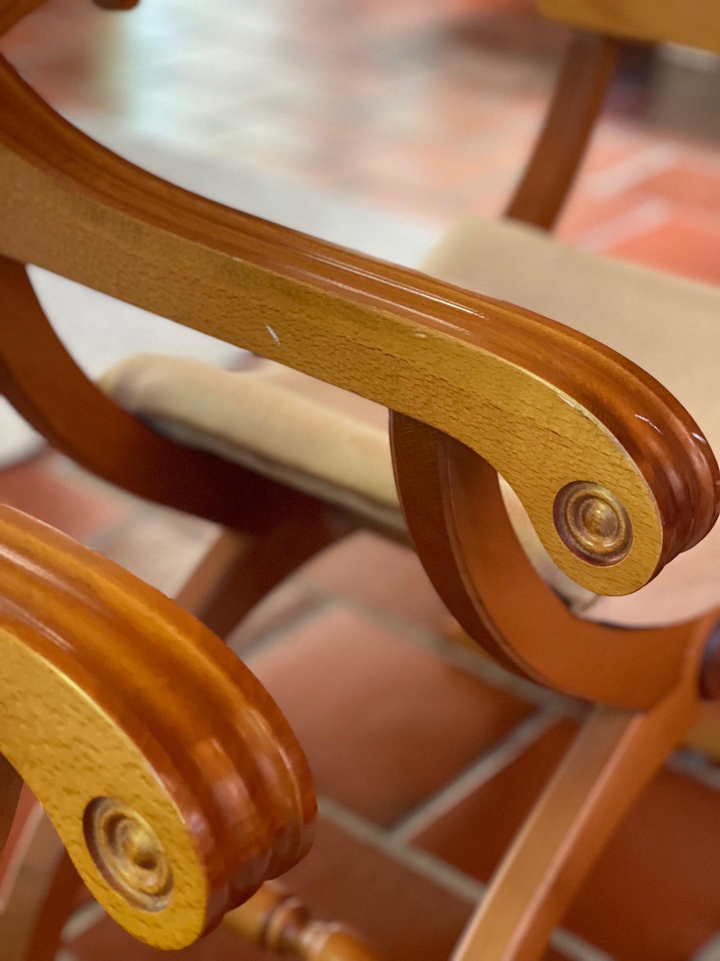Italian Savonarola Chair - Two Available