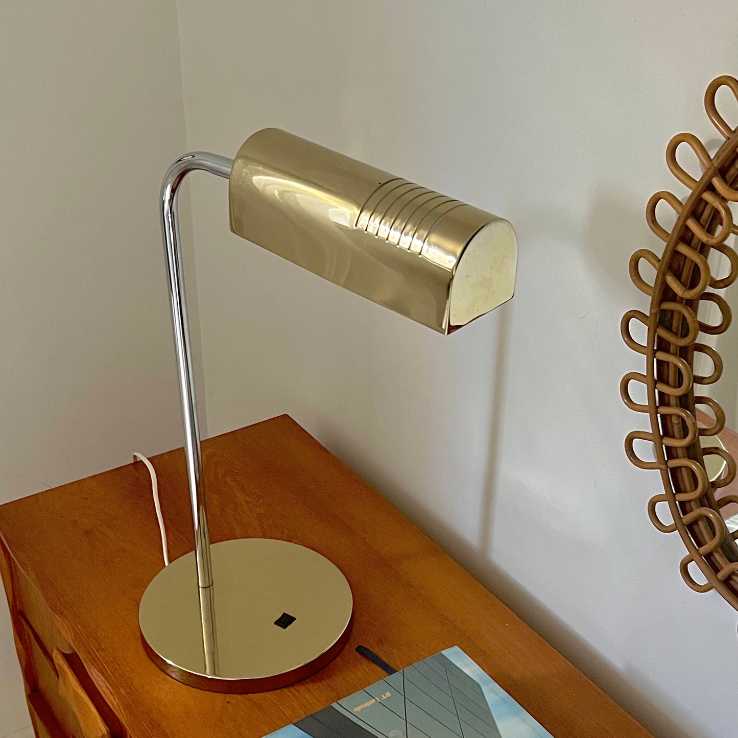 Vintage Two-Tone Italian Lamp - Two Available