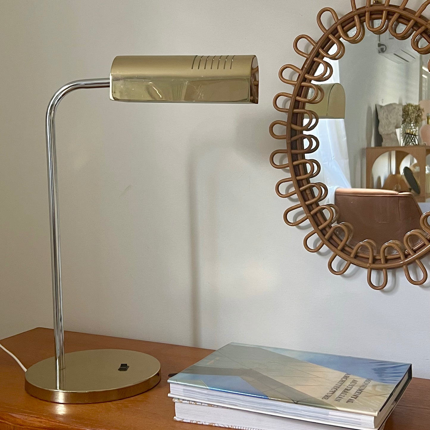 Large Vintage Italian Lamp - Two Available