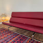 Eames Crimson Compact Sofa by Herman Miller