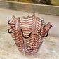 Vintage Striped Murano Vase