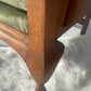 Restored Vintage Green Three-Seater Sofa & Armchairs