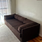 Custom Brown Boucle Sofa