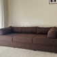 Custom Brown Boucle Sofa