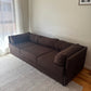 Custom Brown Boucle Sofa