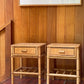 Pair of Rattan Side Tables