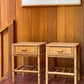 Pair of Rattan Side Tables