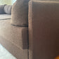 Custom Brown Boucle Sofa