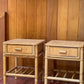 Pair of Rattan Side Tables