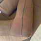Custom Brown Boucle Sofa