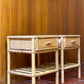 Pair of Rattan Side Tables