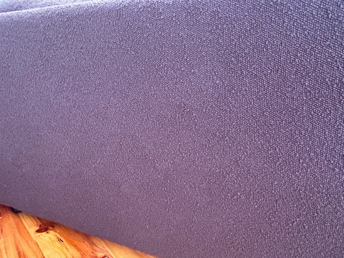 Custom Brown Boucle Sofa