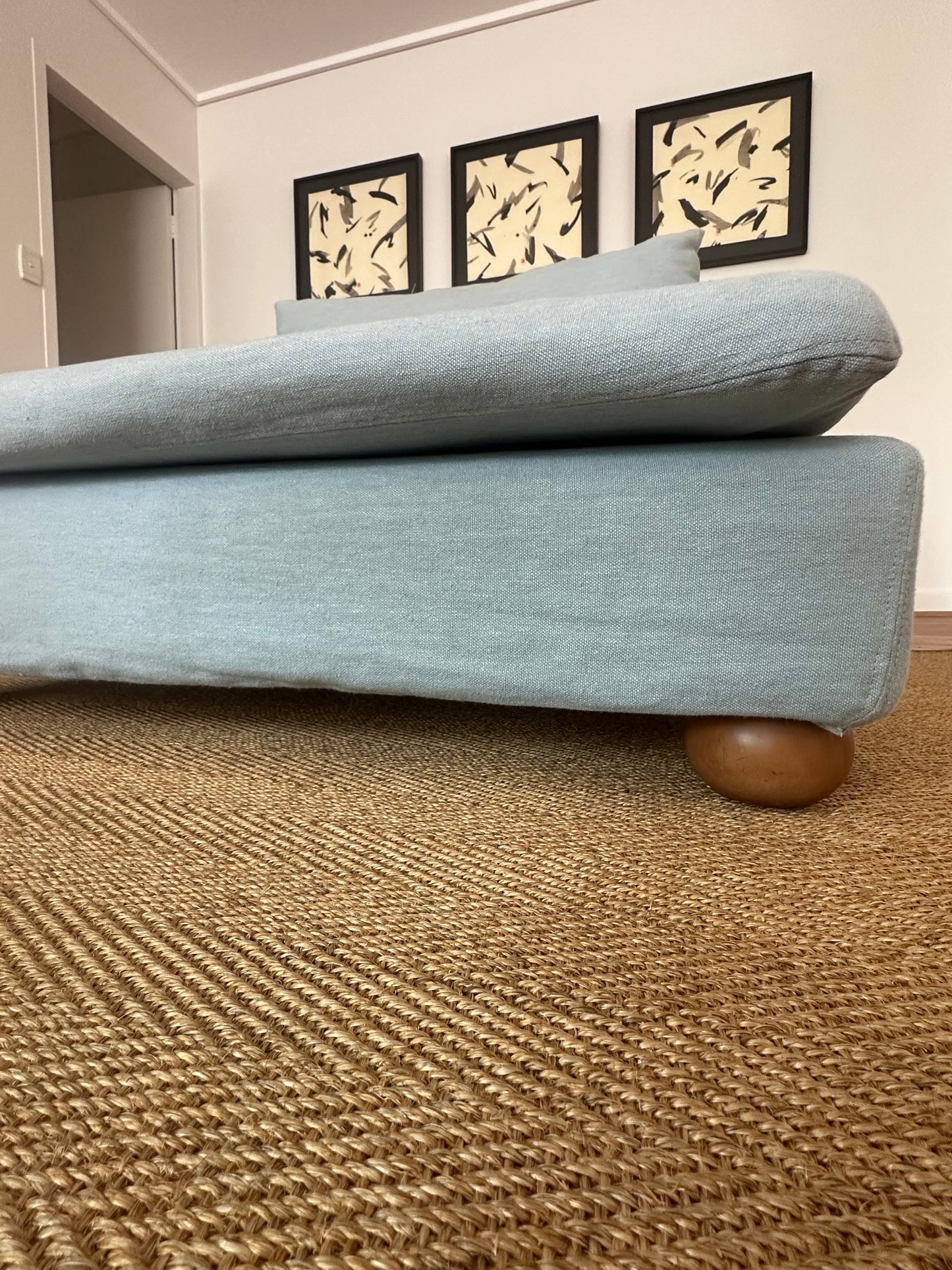 IKEA SÖDERHAMN chair with custom cover