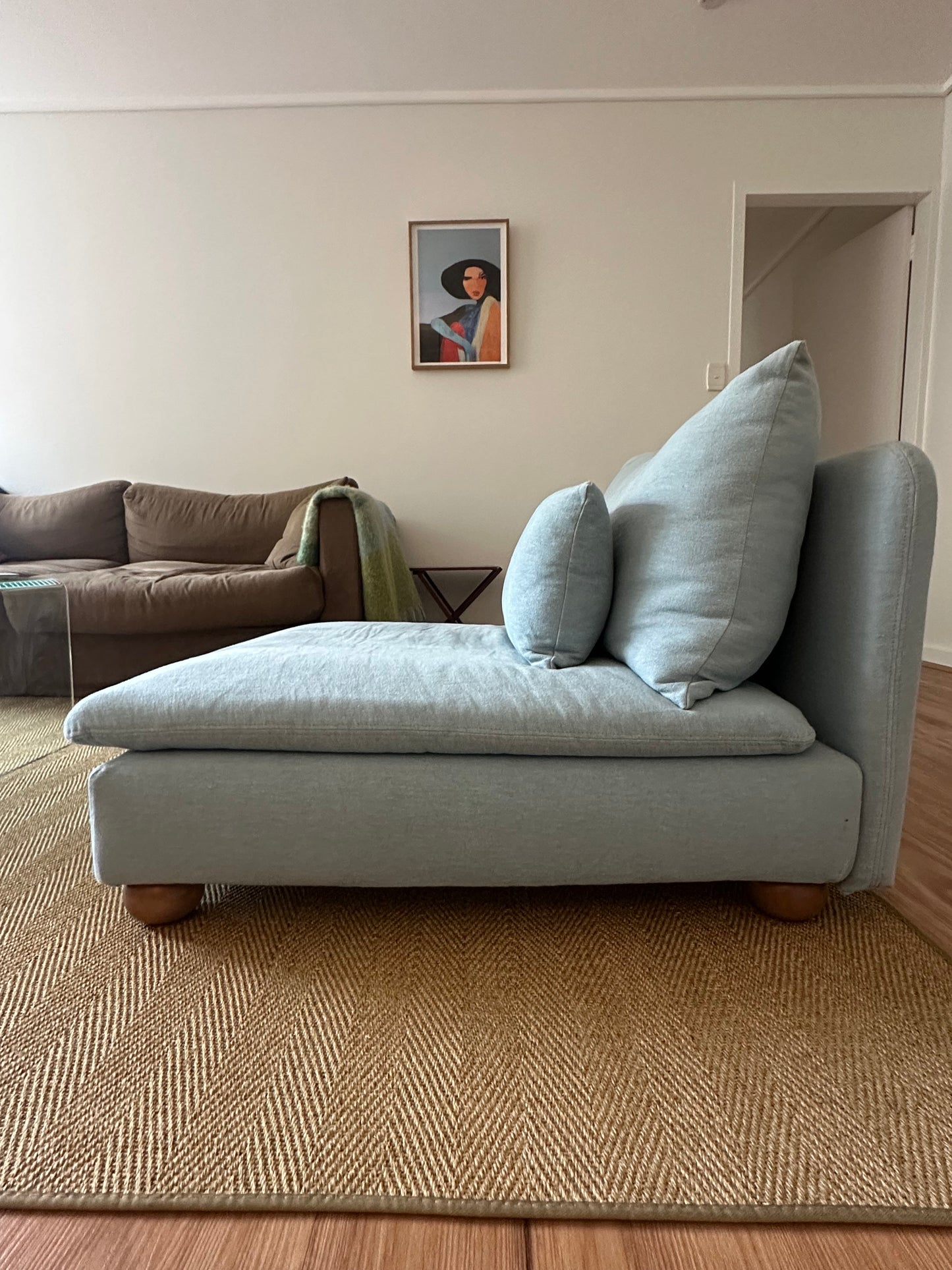 IKEA SÖDERHAMN chair with custom cover