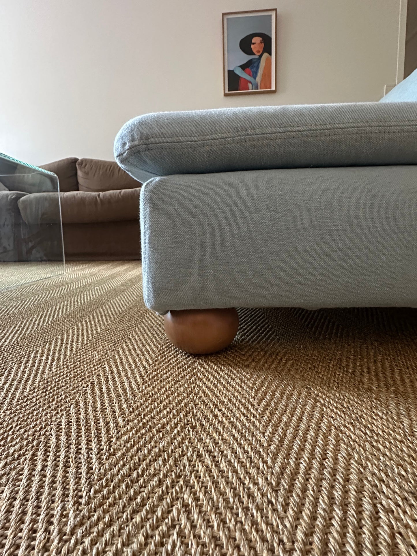 IKEA SÖDERHAMN chair with custom cover