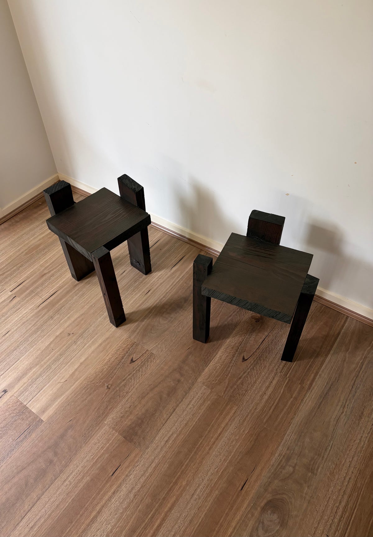 Side Timber Bench Table Timber Side Table – Curated Spaces
