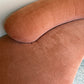 Peachy Velvet Curved Sofa