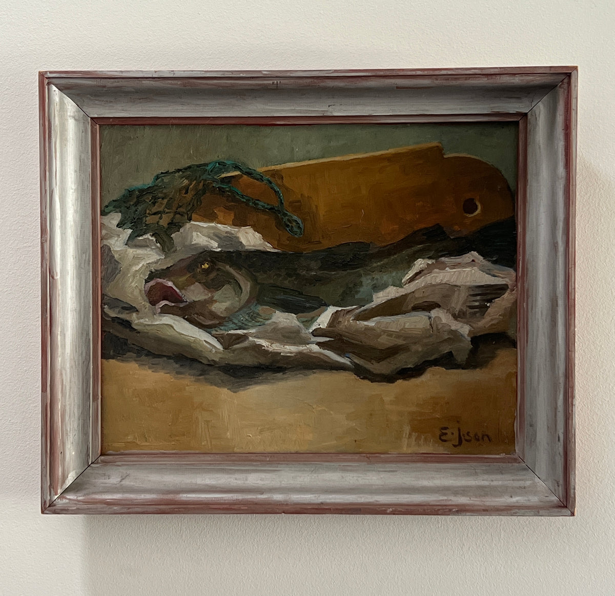 Original Oil Painting by E. J-son, Sweden