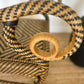 1960s Chevron Rattan Armchair