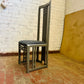 Set of Six Giorgetti Tris Dining Chairs, Italy, 1970s