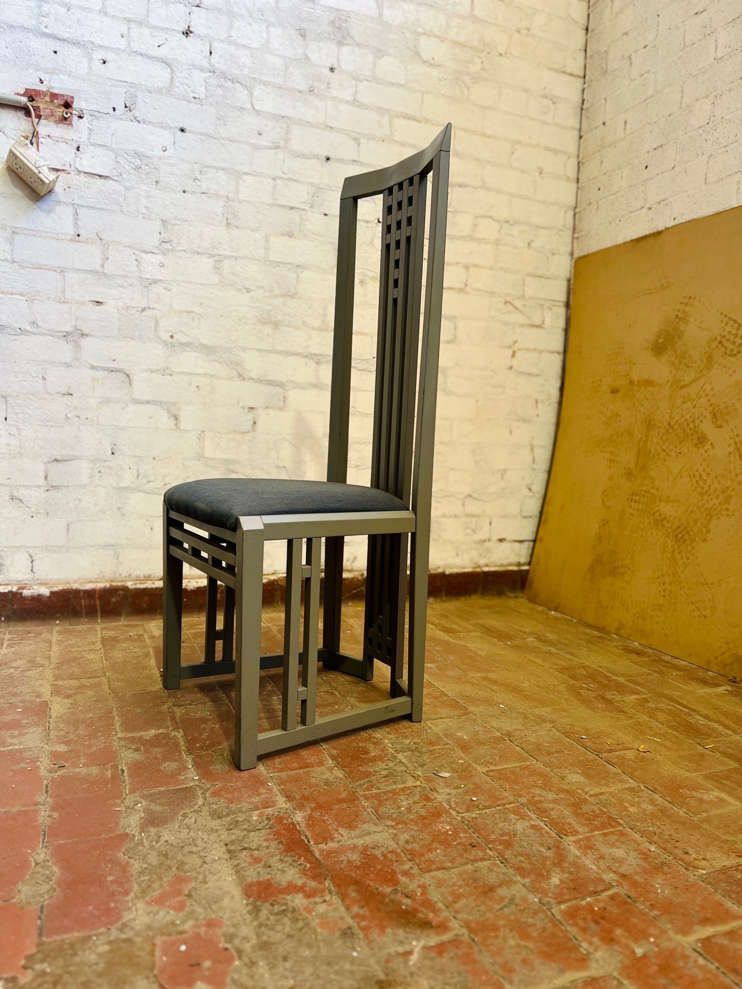 Set of Six Giorgetti Tris Dining Chairs, Italy, 1970s