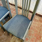 Set of Six Giorgetti Tris Dining Chairs, Italy, 1970s
