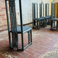 Set of Six Giorgetti Tris Dining Chairs, Italy, 1970s
