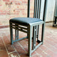 Set of Six Giorgetti Tris Dining Chairs, Italy, 1970s