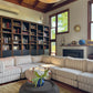 Cream Striped Modular Sofa