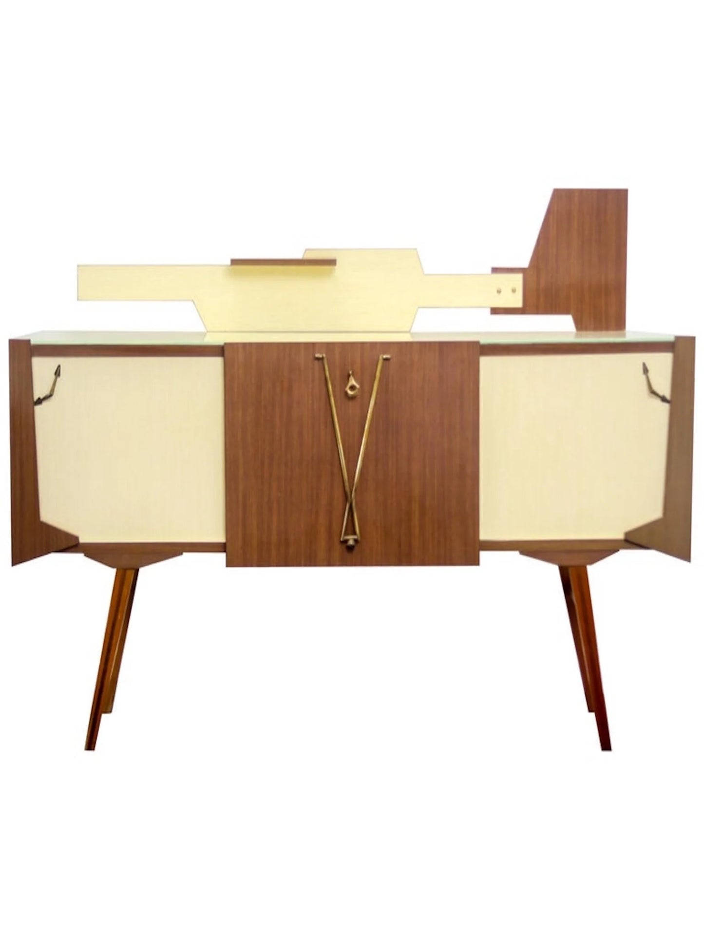 Italian Mid-Century Modern Sideboard With Bar Cabinet, 1960s