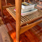 Mid Century Teak Sofa and Coffee Table Setting (armchairs not included)