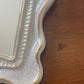 Scalloped Ceramic Mirror, Austria 1930s