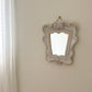 Scalloped Ceramic Mirror, Austria 1930s