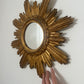 1950s Italian Gilt Sun Mirror