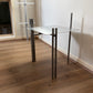 Polished Steel Side Table
