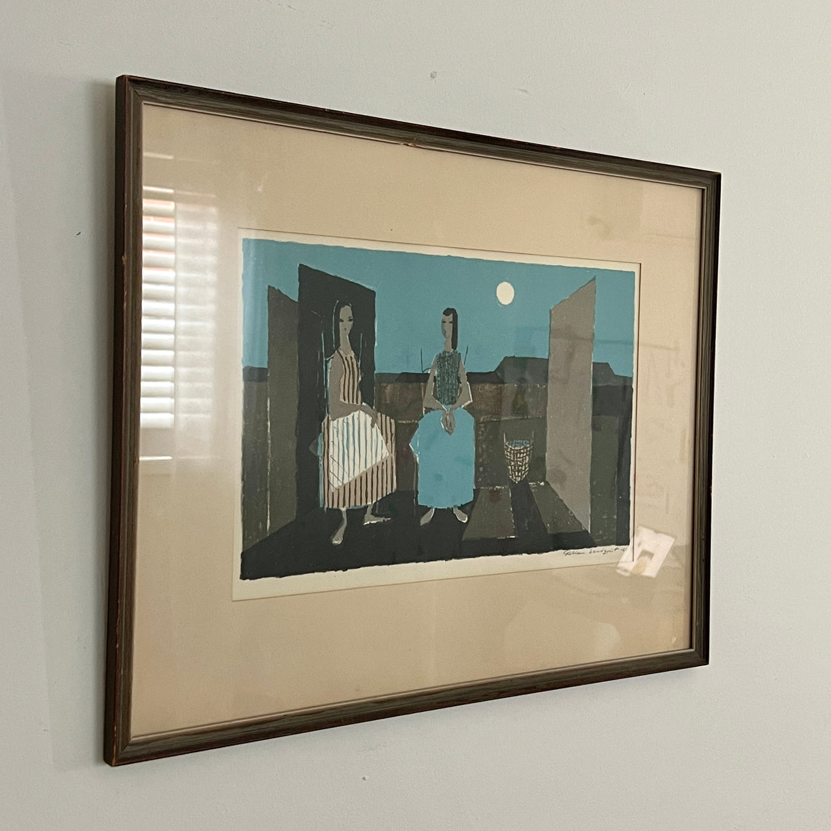 Signed Lithograph by Fabian Lundqvist, Sweden 1961