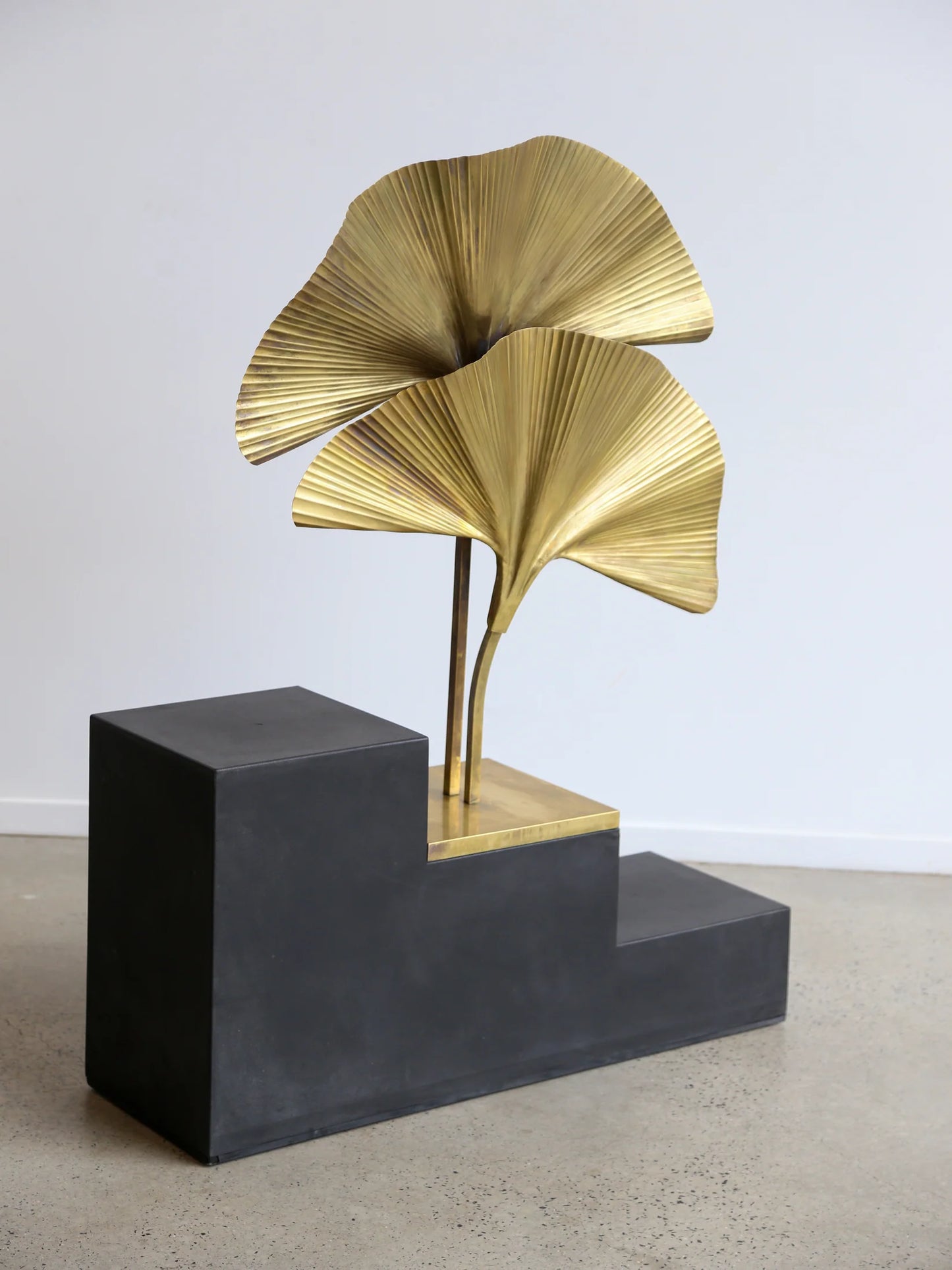 Italian Brass Ginko Leave Lamp