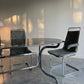 - Chrome & Smoked Glass Dining Table - Gastone Rinaldi for Rima, 70's.